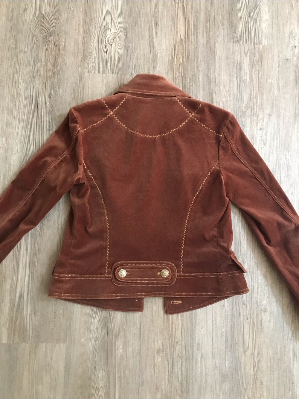 Cache Velvet Button-Front Jacket - Picture 2 of 3